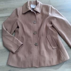 White Stag Wool-blend, Camel, Fitted Blazer, sz 8-10